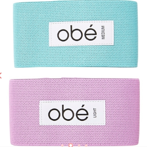 NWT! Obé! 2 Resistance Hip Bands & 2 Month Obé Membership! - Picture 2 of 4